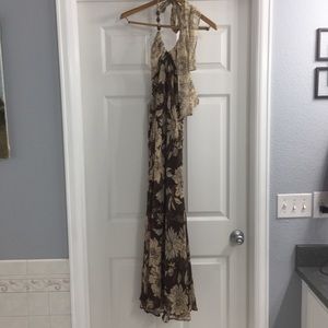 Donna Ricco 100% silk maxi dress. Size 4. Stunning